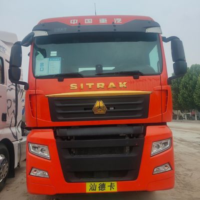 Carbon Steel Cargo Box and 480HP Tractor Engine for Construction on Sitrak4X2 Tractor
