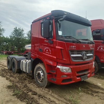 6X4 Drive Wheel Beiben Tractor for Heavy Duty Traction Transport Load Capacity 31-40t
