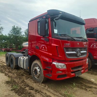 Tubeless Tire Design Heavy Duty Beiben 6X4 500HP Tractor Truck with Hydraulic Steering