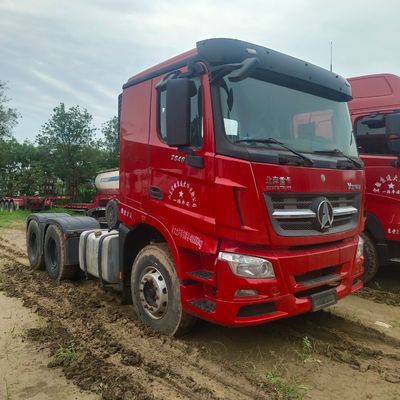 Front Lifting Style Dumping Type Heavy Duty Beiben Tractor Head with Power Steering System