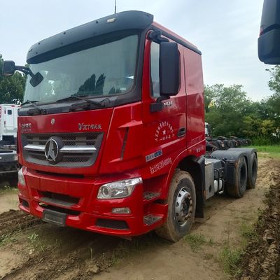 Front Lifting Style Dumping Type Heavy Duty Beiben Tractor Head with Power Steering System