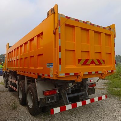 Front Lifting Style 470HP Dump Truck with Power Assistance Steering and Dumping Type