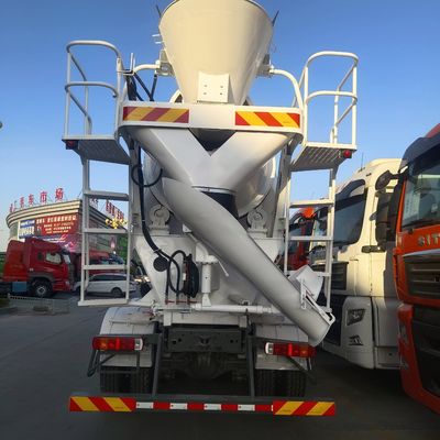 Carbon Steel Cargo Box Hydraulic Steering Concrete Mixer Truck for Smooth Operation