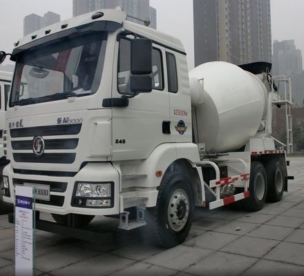 Shacman Hydraulic Steering Cement Mixer Truck with Manual Transmission Customized