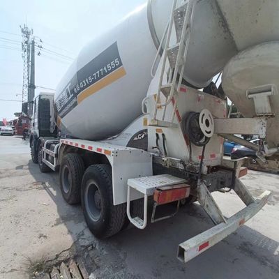 340 Tx HOWO Concrete Mixer Truck for Heavy Duty Construction and Hydraulic Steering