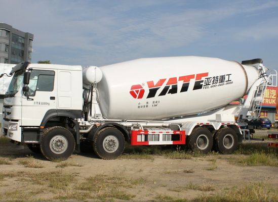 ZZ1257N3647N1 8x4 Used Sinotruk Truck HOWO 380 HP Concrete Mixer with High Durability