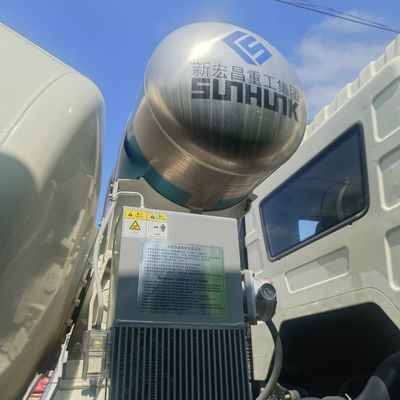 Pre-Owned Concrete Mixer Truck with Maximum Horsepower 300-400hp and 10245x2496x3450m