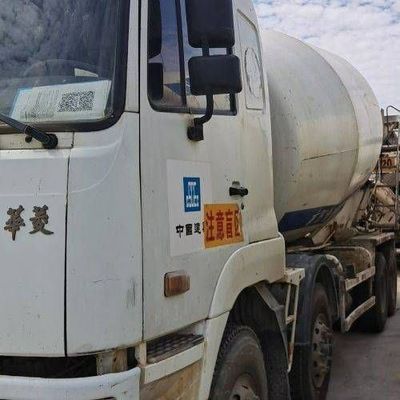8 Displacement Sinotruk Diesel 2m3 Concrete Mixer Truck with Hydraulic Steering System