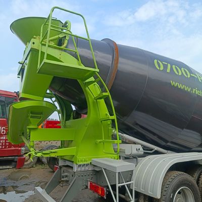 Customized HOWO 12m3 380HP Utility Concrete Mixer Truck with Hydraulic Steering System