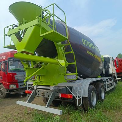 Customized HOWO 12m3 380HP Utility Concrete Mixer Truck with Hydraulic Steering System