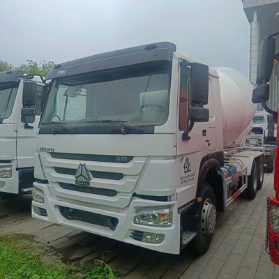 Euro 3 Standard 12m3 Concrete Mixer Truck with Hydraulic Steering and Sinotruk Chassis
