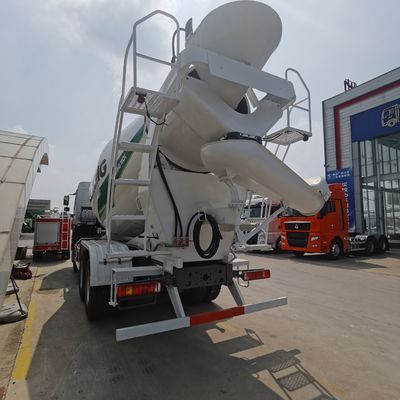 Customized Request Tyres Hydraulic Steering Agitator Lorry for Construction Vehicles