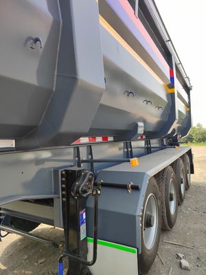 Custom Color Self-Unloading Grain Transport Trailer 8000-9000mm Wheel Base and More