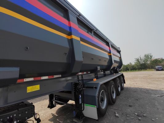 Custom Color Self-Unloading Grain Transport Trailer 8000-9000mm Wheel Base and More