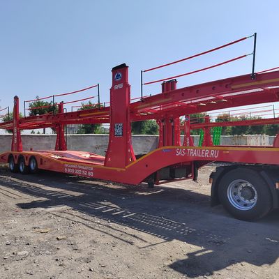 Air Suspension Fuhua Axle Grain Transport Trailer for Customized and Self-dumping