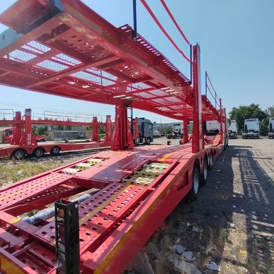 Air Suspension Fuhua Axle Grain Transport Trailer for Customized and Self-dumping