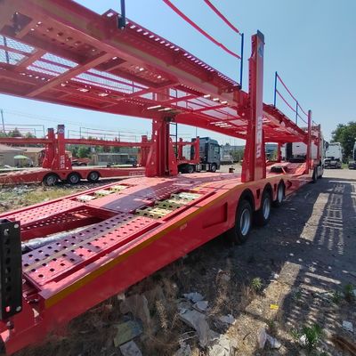 Air Suspension Fuhua Axle Grain Transport Trailer for Customized and Self-dumping