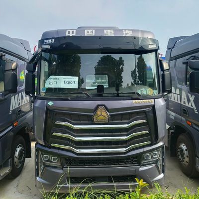 6 Months HOWO 6X4 LNG Tractor Truck with Hydraulic Steering and Automatic Transmission