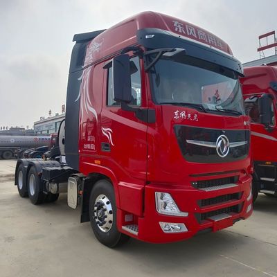 Front Lifting Style 6X4 Dumping Type LNG Gas Traction Transport Truck 580HP Tractor