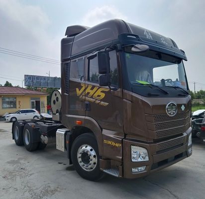 6 Months After-sales Service 530HP Liberation Gas Truck with Hydraulic Steering 6*4