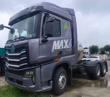 540HP HOWO 6X4LNG Automatic Transmission Tractor Transport Truck with US Currency