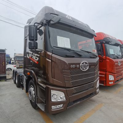 FAW Jh6 International 630HP Gas Tractor Trailer Sinotruk Chassis with Manual Transmission